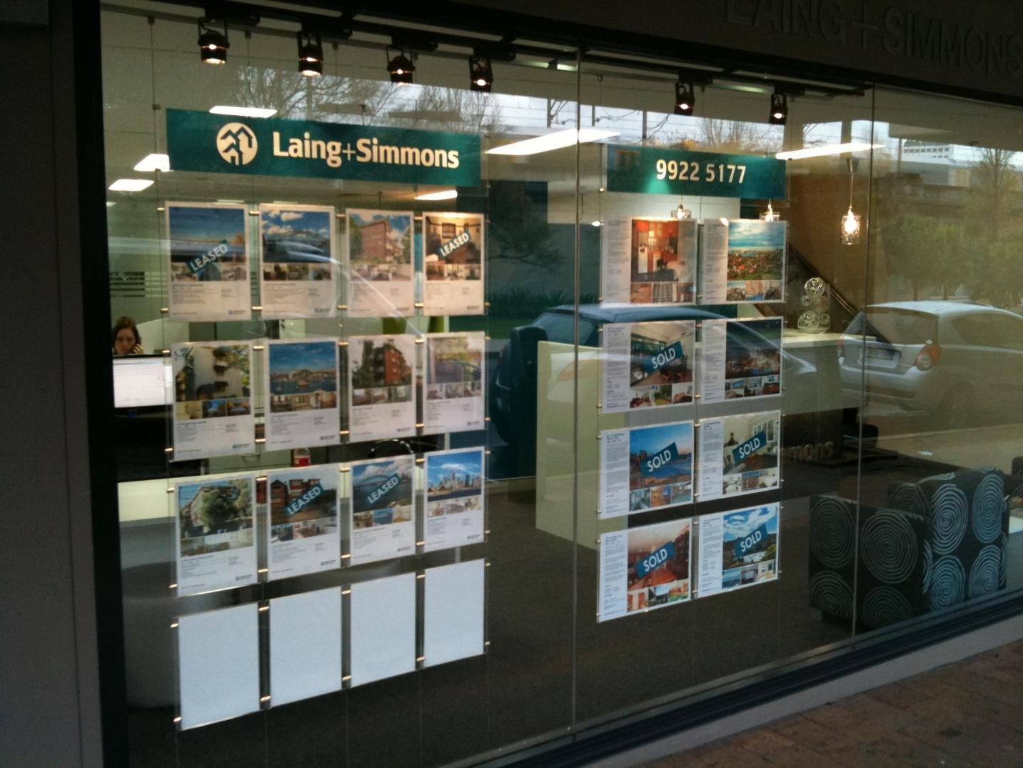 Slimline Floor to Ceiling Real Estate Displays